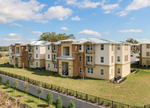 An apartment building exterior