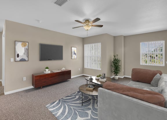 Stylish Tv Cabinet In Living Room