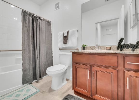 Bathroom with Grab Bars