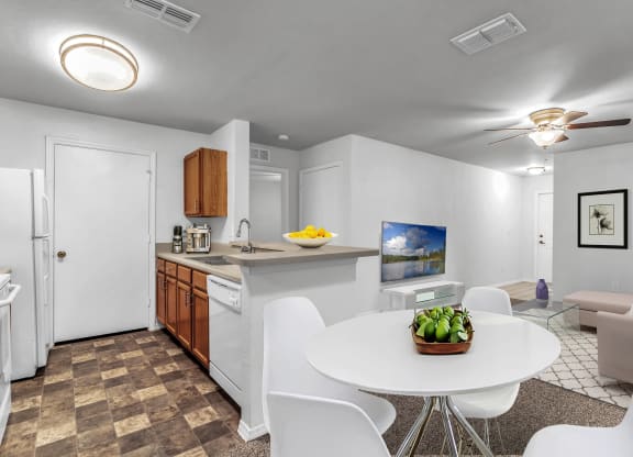 Kitchen and Dining Area