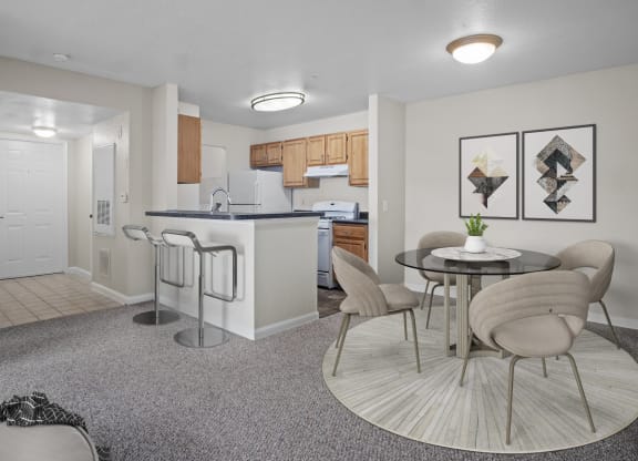 Dining Room, Kitchen