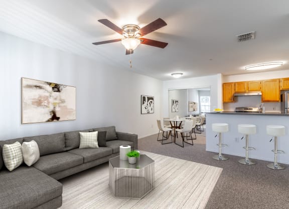 Open Living/Dining Space