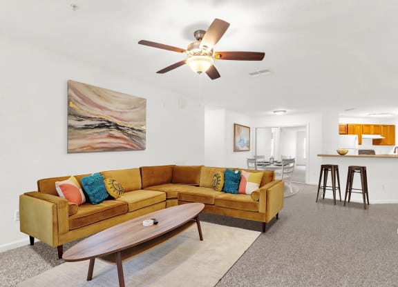 Spacious Living Rooms