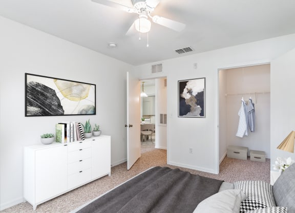 Large Bedrooms with Closet Space