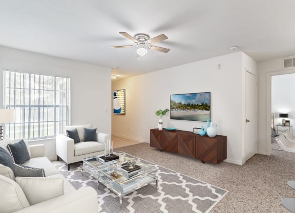 Spacious Living Rooms