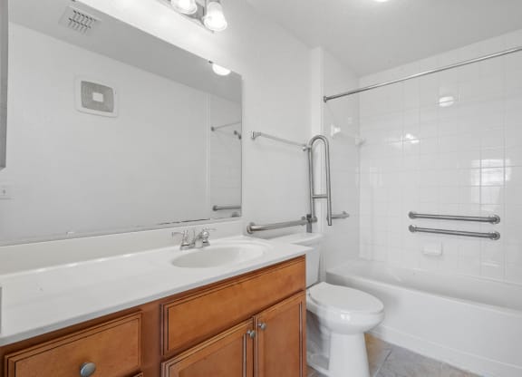 Bathroom with Grab Bars