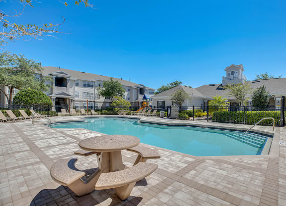 Resort-style pool