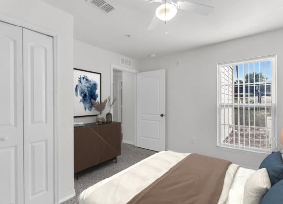 2 bedroom Unit - Bedroom