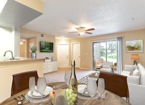 Dining and Living Room