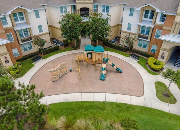 our apartments offer a playground for your children