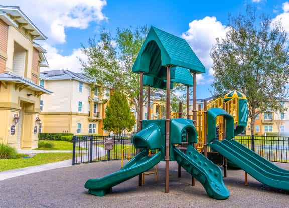 playground with slides