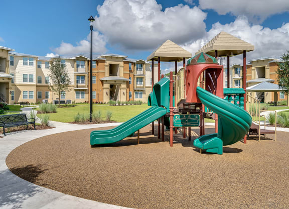 playground with slides