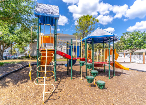 our apartments showcase a playground