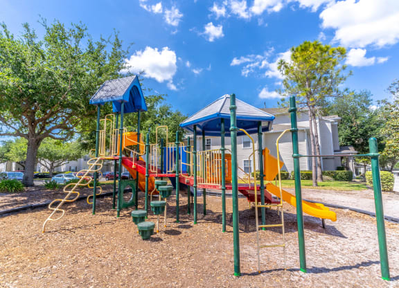 the playground at the apartments