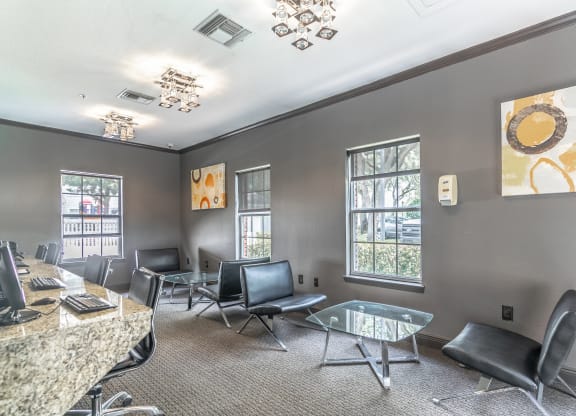 clubhouse area with couches
