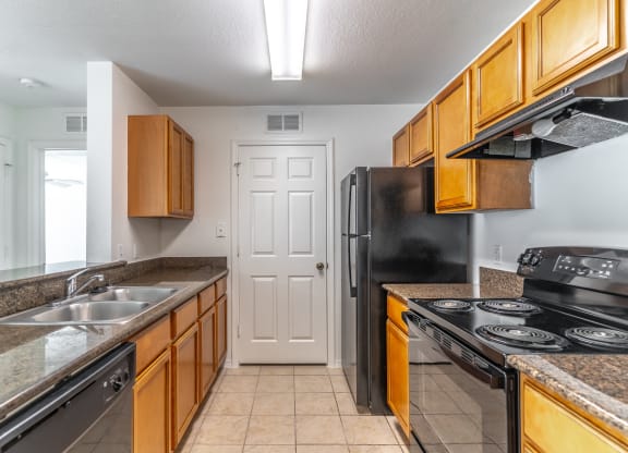 Kitchen with Laundry Room