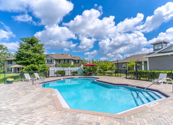 Resort Style Pool with Sun Deck