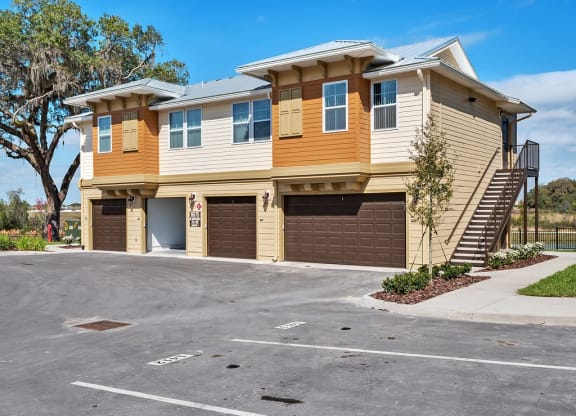 exterior of carriage homes with garages