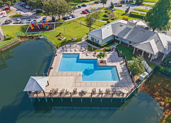 Resort-Style Pool and a lakeview