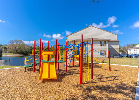 playground with slides