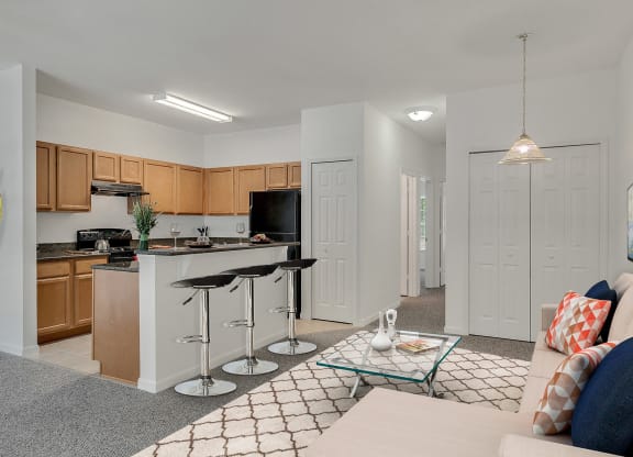 Senior Cottage - Kitchen and Living Room