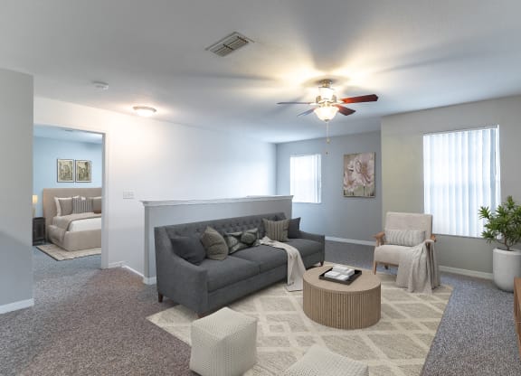 Spacious Living Room