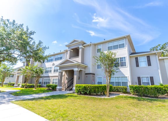 exterior of university club apartments