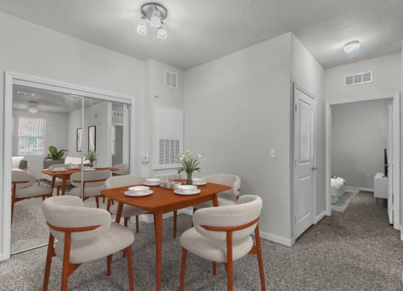 the westwood apartments dining room