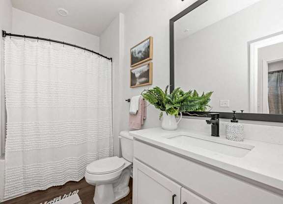 Bathroom with Sink at Giddy Hall Apartments, North Carolina, 28273