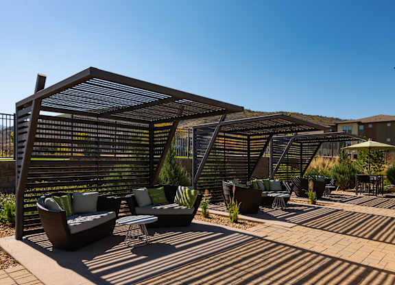 Poolside Sun Deck And Lounge Area