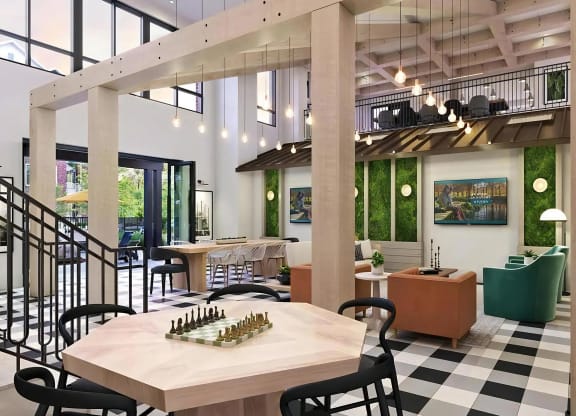Large Clubhouse with Cozy Seating