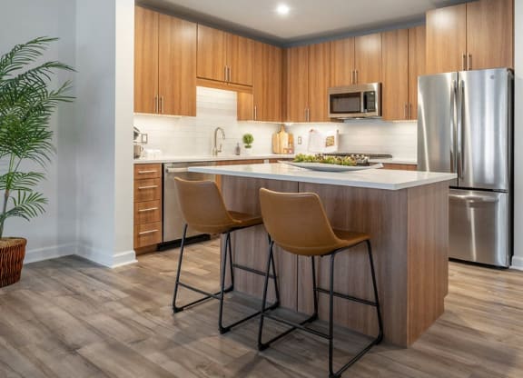 Gourmet Kitchen with Chef Inspired Stainless Steel Appliance Package
