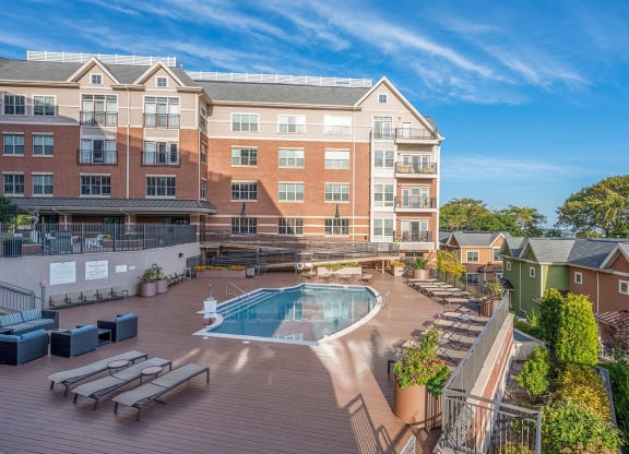 Resort Style Pool with Sundeck