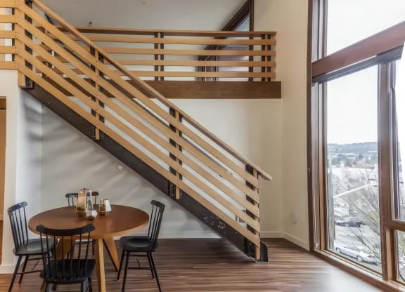 Ballard Lofts Apartment Amenities Loft Units with Stunning Wood Features