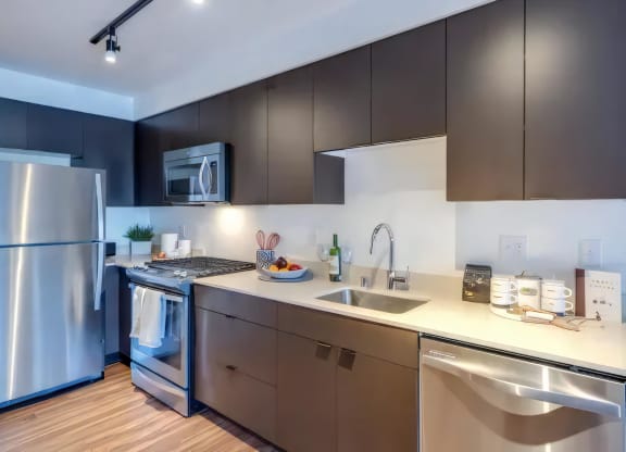 Ballard Lofts Apartment Amenities Stainless Appliances Including Gas Ranges in Select Apartments