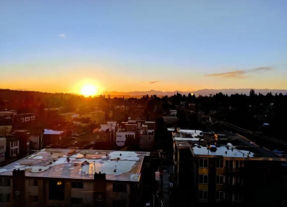 Ballard Lofts Outdoors Open Air Party Patio Perfect for Sunset Views