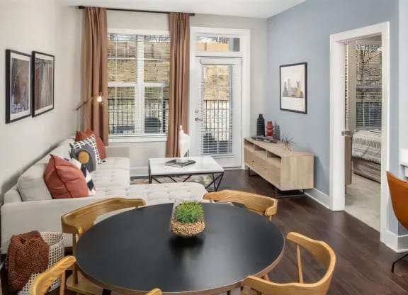 Broadstone Upper Westside Community Rooms Modern Open Plan Concept for Living and Dining Areas