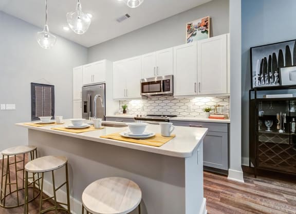 Modern Kitchens with Slab Front Cabinets