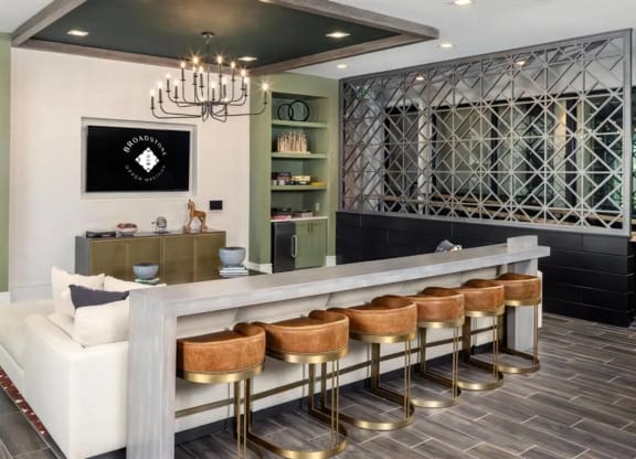 Broadstone Upper Westside Community Clubhouse Large Clubhouse with Entertainment Center