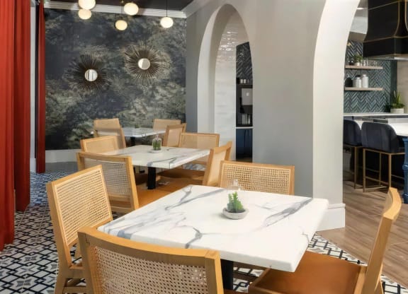 Broadstone Upper Westside Community Lobby Modern Welcome Lobby with Gathering Spaces