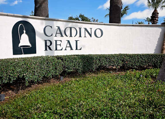 Entrance to Camino Real Apartments