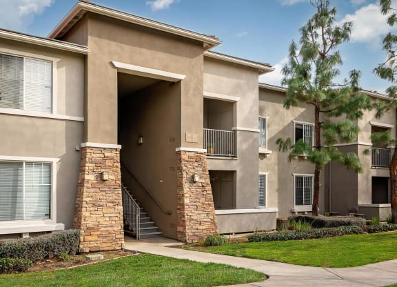 Exterior View of Apartment Building