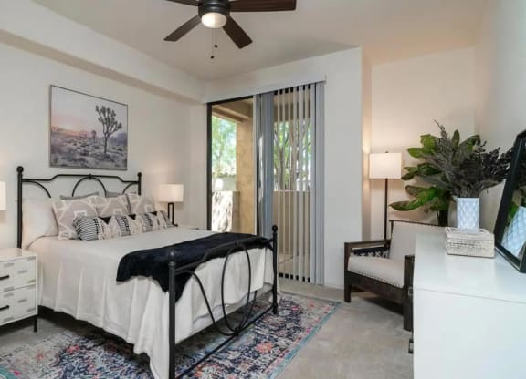 Spacious Bedroom with Patio Access