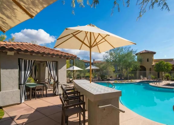 Poolside Bar Seating