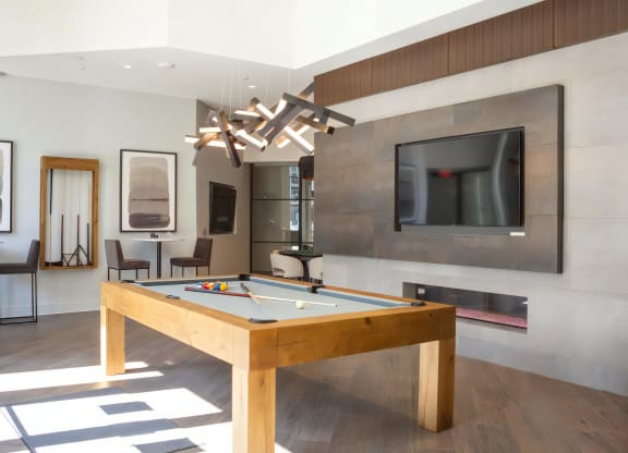 Game Room with Pool Table