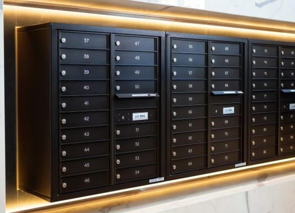 Indoor Mail Boxes for Residents