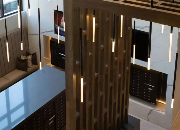 Indoor Mail Room for Residents