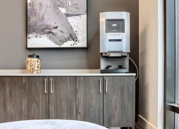 Lobby with Coffee Machine