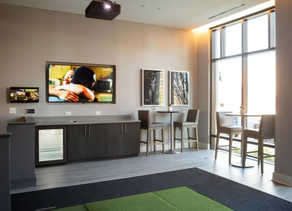 Lobby with High Top Seating