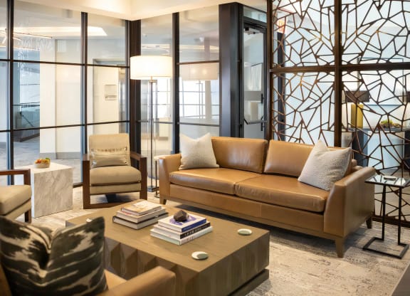 Resident Lounge with Ample Natural Light